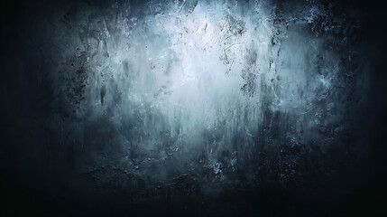 Obraz premium Ethereal Blue Textured Wall With Light Glow graphic