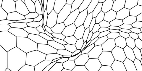 Curved net pattern. Seamless design for sportswear or equipment like soccer goals, volleyball nets, basketball hoops, hockey nets, and athletic gear. © ALIJABAH