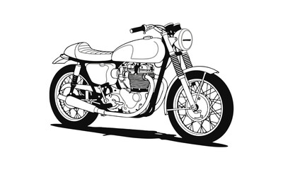 Obraz premium Vintage glass swing top bottle line art illustration isolated on white.Flip top glass bottle outline vector for beverage and kitchenware design.