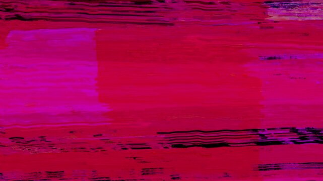 Analog Jitter Glitch Overlay, Abstract VHS glitch noise with colorful scanline distortion. best for 90s flashback
