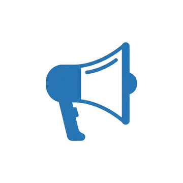 Megaphone Vector Icon Isolated on White Background