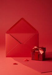 Crimson Secrets: A Monochromatic Still Life