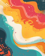 abstract colorful background with grunge texture
