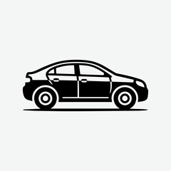 Fototapeta premium Minimal black and white vector illustration 20.eps