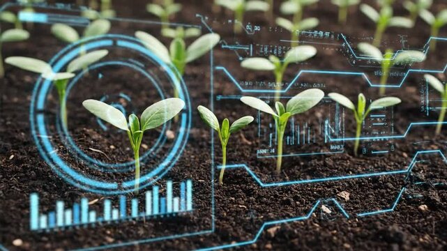Digital analysis of growing seedlings.