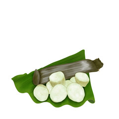 lontong Illustration 