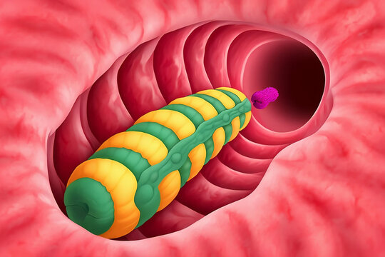 Microscopic view of a myosin motor protein interacting with actin filament biology