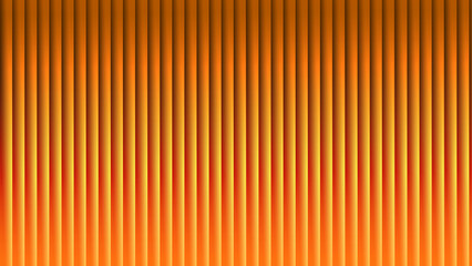 Obraz premium Symmetrical Orange Vertical Stripes with 3D Shadow