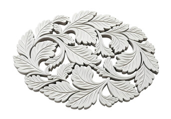 Elegant ornate scrollwork emblem design