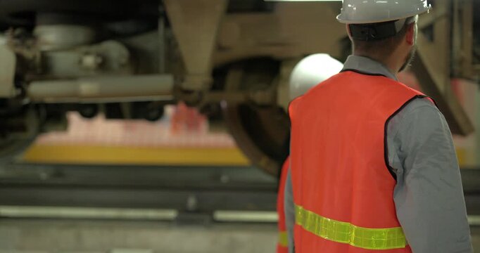 Locomotive engineers maintain emission control on train railways, identifying oil and fuel leaks and inspecting, testing, and repairing malfunctioning engines for optimal efficiency.
