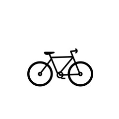 Fototapeta premium bicycle isolated on white