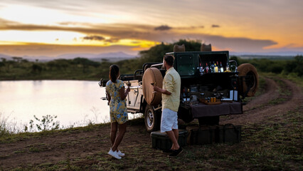 Enjoying a sunset safari experience in Kruger National Park, South Africa © Fokke Baarssen