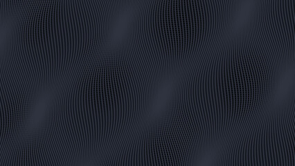 Obraz premium Abstract Dark Wavy Line Texture Vector Background for Digital Designs