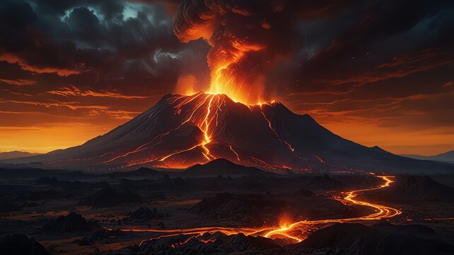 fire in the mountains