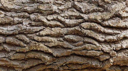 Detailed texture of rough tree bark
