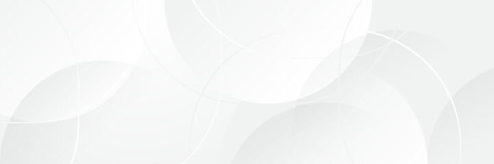 Abstract pattern white geometric banner design background.