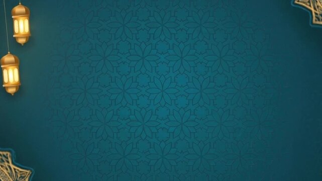 Eid Mubarak Festive Animation Video Background