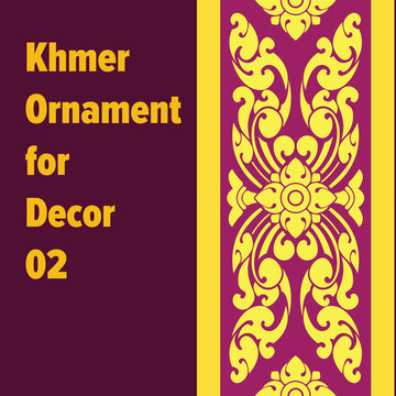 Khmer Ornament for Decoration 02