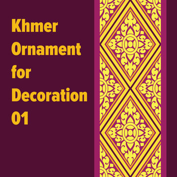 Khmer Ornament for Decoration 01
