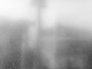 Dirty and Dusty on Shiny Silver Glass Window Texture Background.