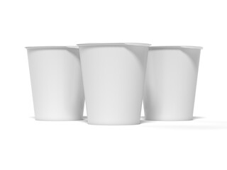 Ramen or Noodle Cup 3D Render Isolated White for Mockup 4