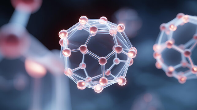 An illustration depicting the molecular structure of synthetic membranes used in filtration technologies, showcasing their application in environmental engineering and water purification systems.