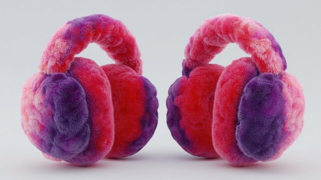 Pair of colorful earmuffs
