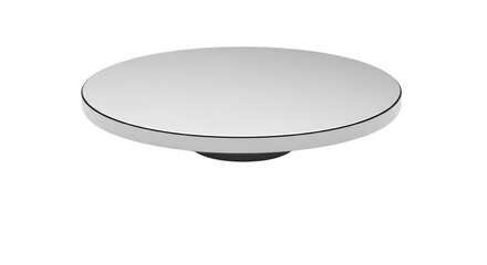 Modern round table top isolated PNG on transparent background, furniture element for interior design and home decor projects