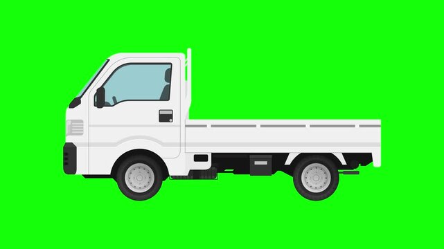軽トラのアニメーション