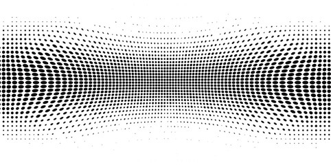 Abstract monochrome grunge halftone pattern. Vector illustration	