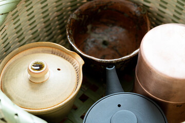 急須,茶筒,かご,片口,日本,手仕事,インテリア