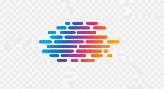 Dynamic colorful gradient lines flowing abstract modern background design element