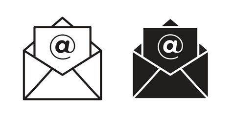 Mail icon suitable symbol. Simple stock illustration stock