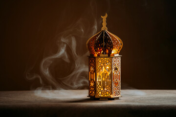 Ramadan Kareem background with copy space