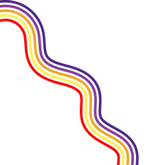 Retro Groovy Lined Illustration