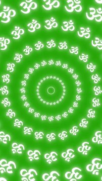 Om, Om namah shivay, Hinduism om symbol. Full HD. 4K