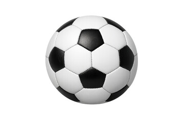 Fototapeta premium Soccer ball on transparent background representing sport, competition, and team game equipment