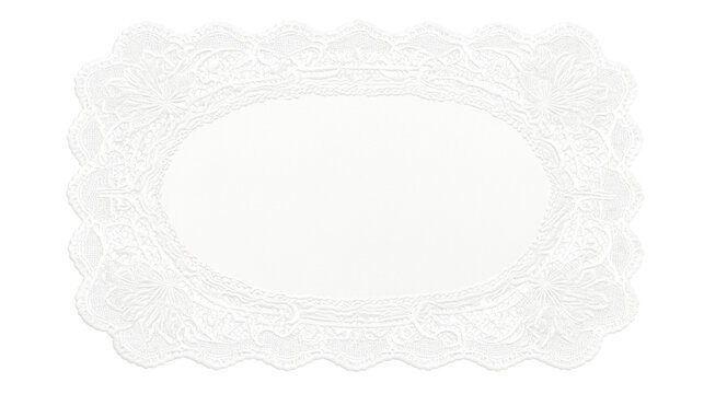 Vintage-Inspired Lace Doily Transparent PNG