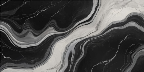 Obraz premium A black leather texture background features a wavy liquid design with gold and blue swirls creating a rippled metal flow pattern for an artistic wallpaper backdrop