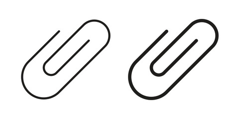 Obraz premium Clip icon vector. EPS 10 editable vector bundle