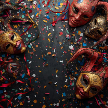 Maschere di carnevale 