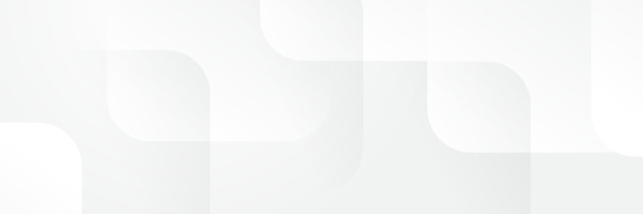 Abstract pattern white geometric banner design background.