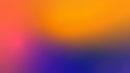 Naklejka premium Smooth color gradient background featuring sunset gradation. Clean abstract backdrop for banners, posters and digital compositions.
