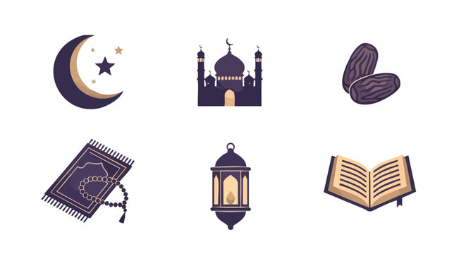 Collection Duotone dIc&ocirc;nes Spirituelles du Ramadan