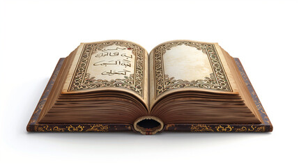 The Holy Quran Isolated on white