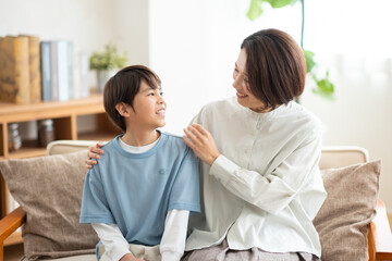 Fototapeta premium 親子のポートレート