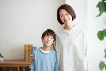 親子のポートレート