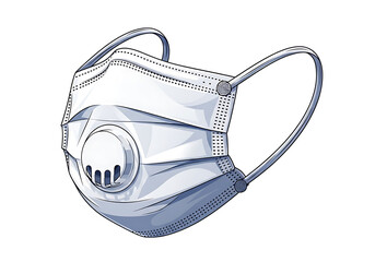 Face Mask Protection Equipment Medical Device.