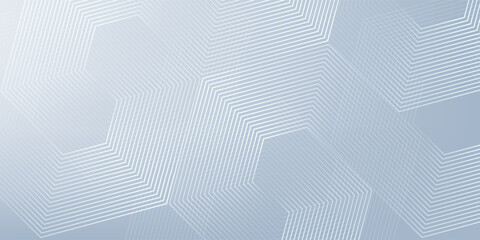 White abstract background with dynamic wavy hexagon texture. suitable for wallpaper simple