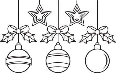 Naklejka premium Navidad holiday design illustration. Christmas festive design illustration. Navidad celebration greeting design. Christmas tree holiday design. Navidad gift holiday design. Christmas winter celebrate